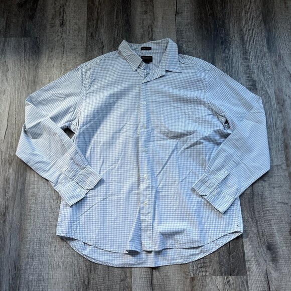 American Eagle Men's XL Vintage Slim Fit Long Sleeve Button Down Shirt Check - Picture 1 of 2